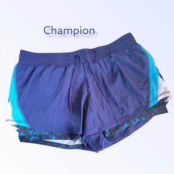 Gently Worn Woman's (SHO21) Champion Shorts With Liner. - Picture 1 of 8